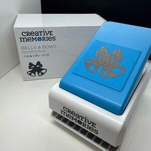 Creative Memories bells and bows decorative punch brand new